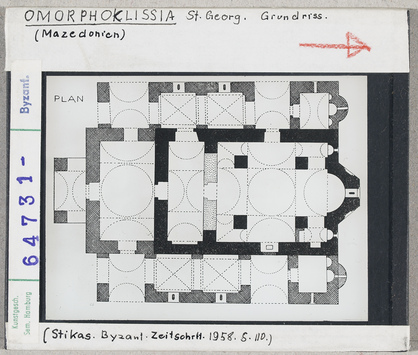 Vorschaubild Omorphoklissia: St. Georg, Grundriss 